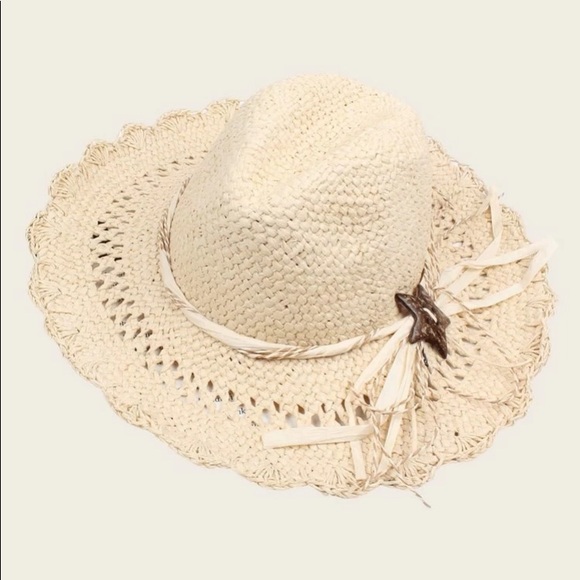 Accessories - New! Star And Twine Accent Cowgirl Sun Hat